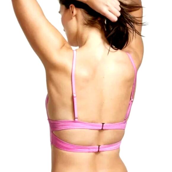 Victoria's Secret  Berry Gelat V-Hardware Bralette Bikini Top Size Small - Picture 8 of 8